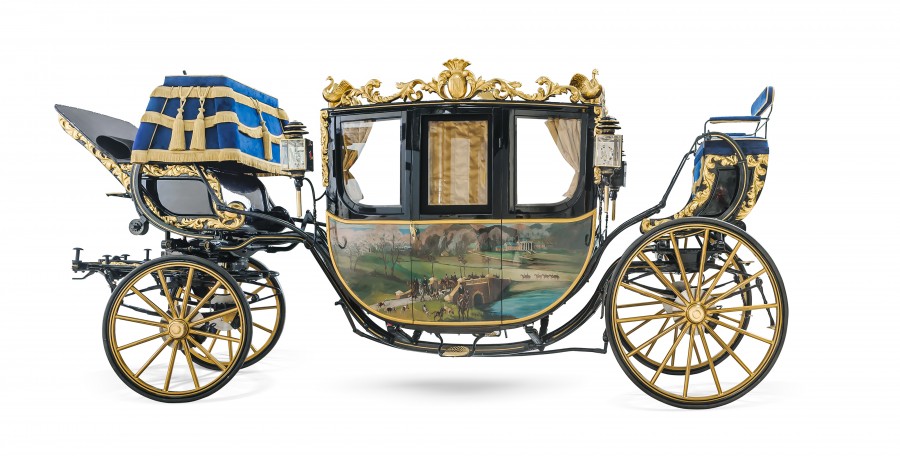 State Coach (Berlina) Kutsche anders als alle.- Glinkowski Polnische Kutschen Hersteller 