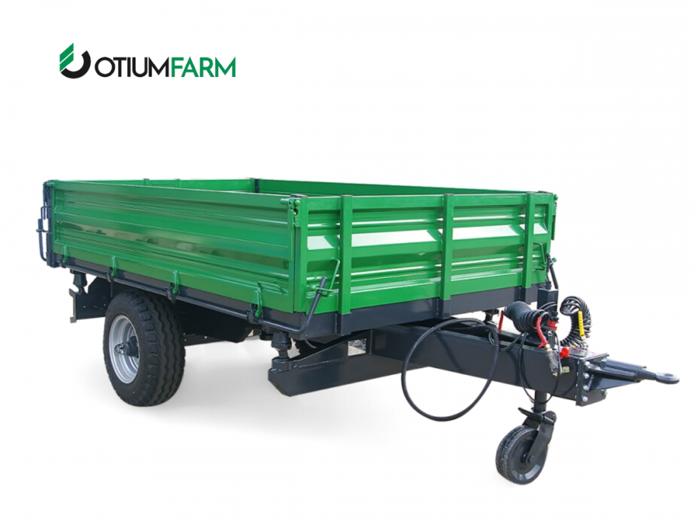 Single-axle agricultural trailers OtiumFarm