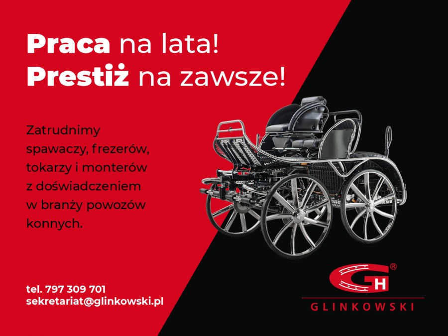 Praca Gostyń Praca przy powozach konnych daje poczucie spełnienia GLINKOWSKI